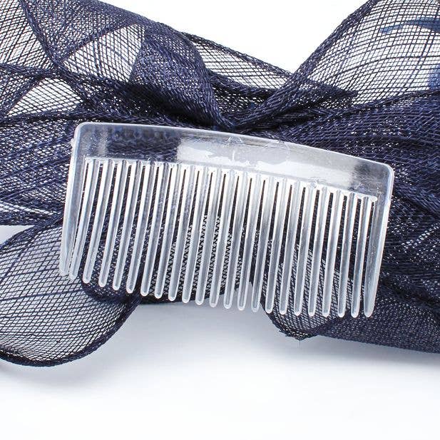 Inca UK - Wholesale Fascinator Hat - Women's - Style Camille. Navy Fascinator On A Comb4