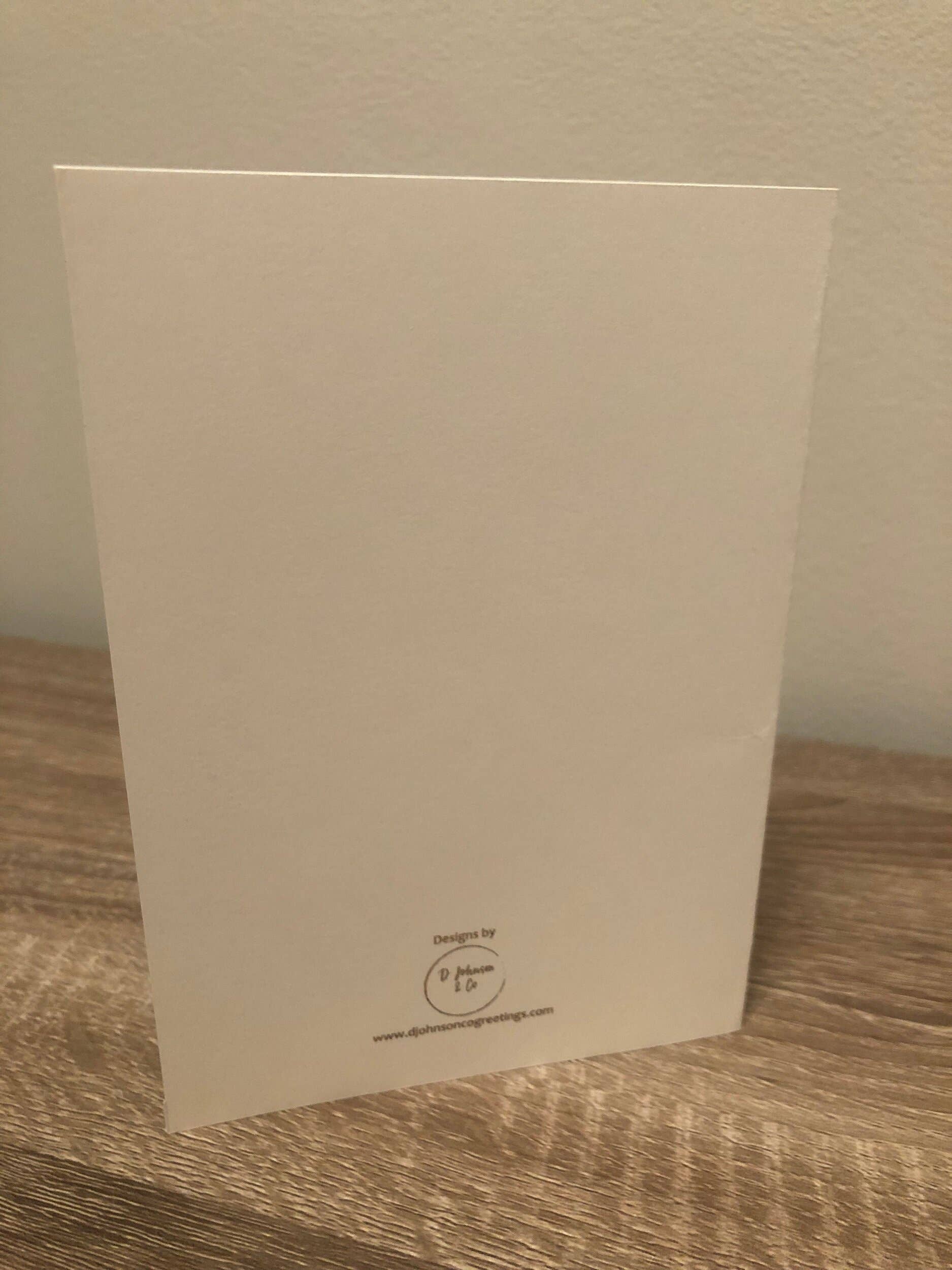 D. Johnson & Co Greetings - Wholesale Graduation Card - Graduate Silhouette Graduation Card2