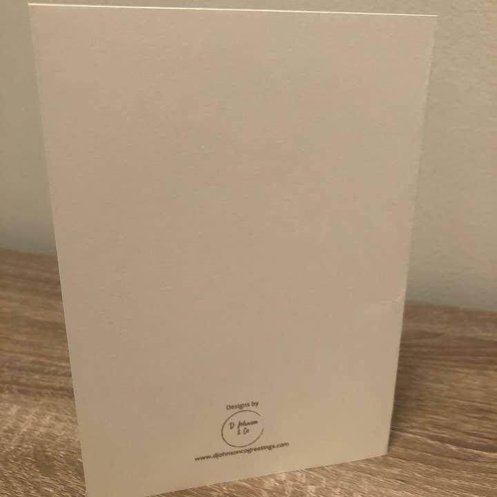 D. Johnson & Co Greetings - Wholesale Graduation Card - Graduate Silhouette Graduation Card2