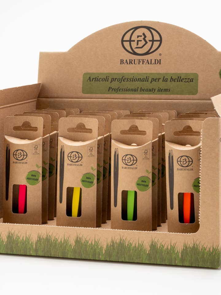 Expo Colored Tweezers for wholesale by Baruffaldi Fratelli SRL