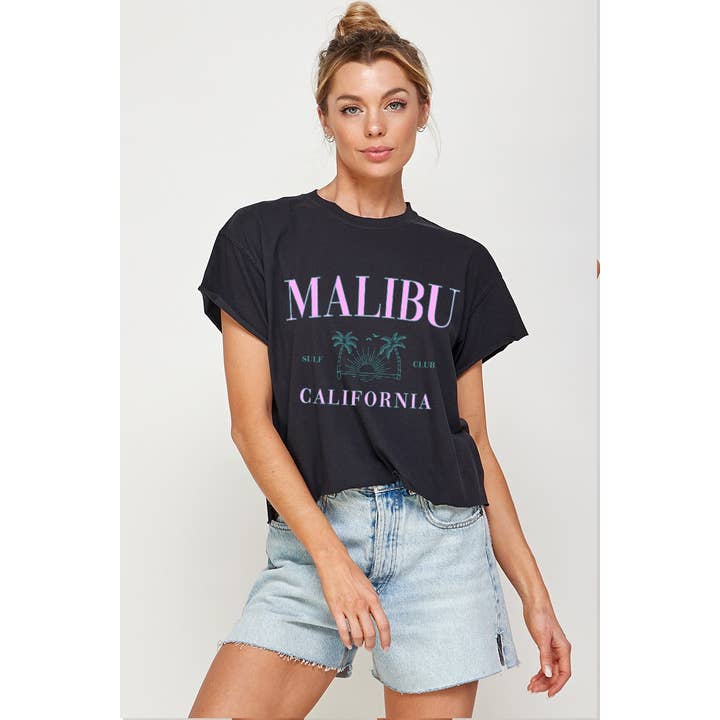 HAUT COURT À MOTIF MALIBU pour la vente par Illustrated Society