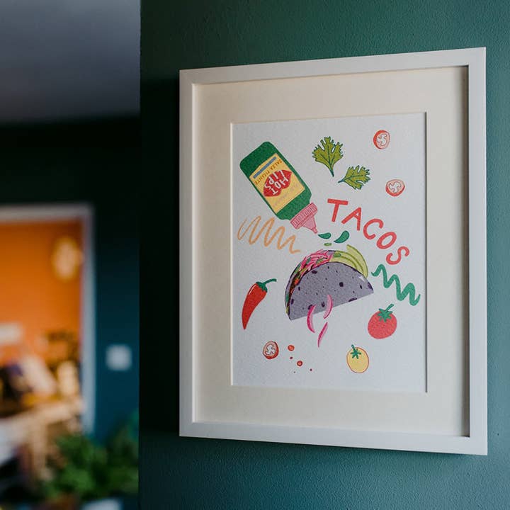 Serie Tacos Print para venta al por mayor de Laura Barnes Wholesale Ltd
