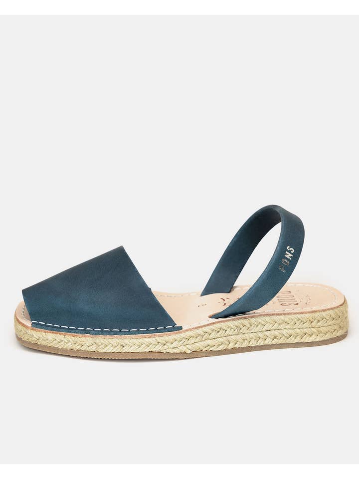 Pons - Wholesale Sandals - Women's - Pons Shoes - Classic Espadrille French Blue1