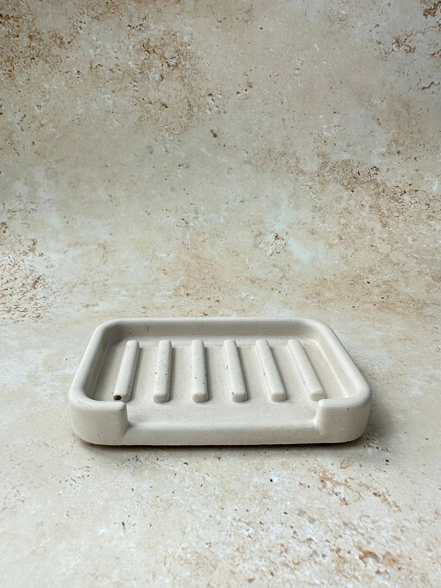 Smells Like Home Store - Venta al por mayor Platitos para jabón de baño - Jabonera rectangular de concreto ArcEdge6