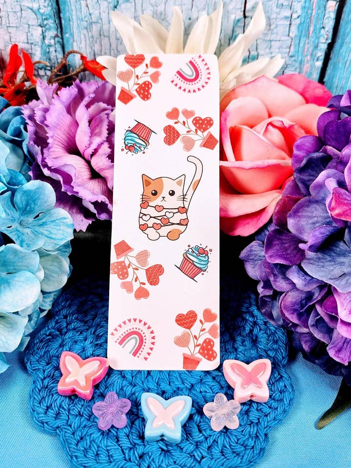 Sweetheart Cat Bookmark for wholesale by Autumnmist Boutique