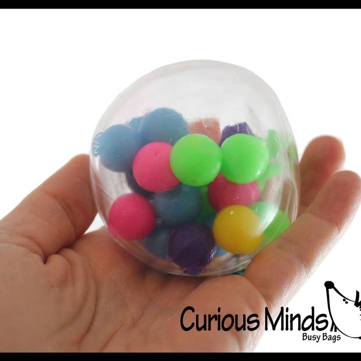 Curious Minds Toys - Wholesale Fidget Toy - Kids - 1 Molecule DNA Balls 2.33" -Squishy Fidget Ball - Unique