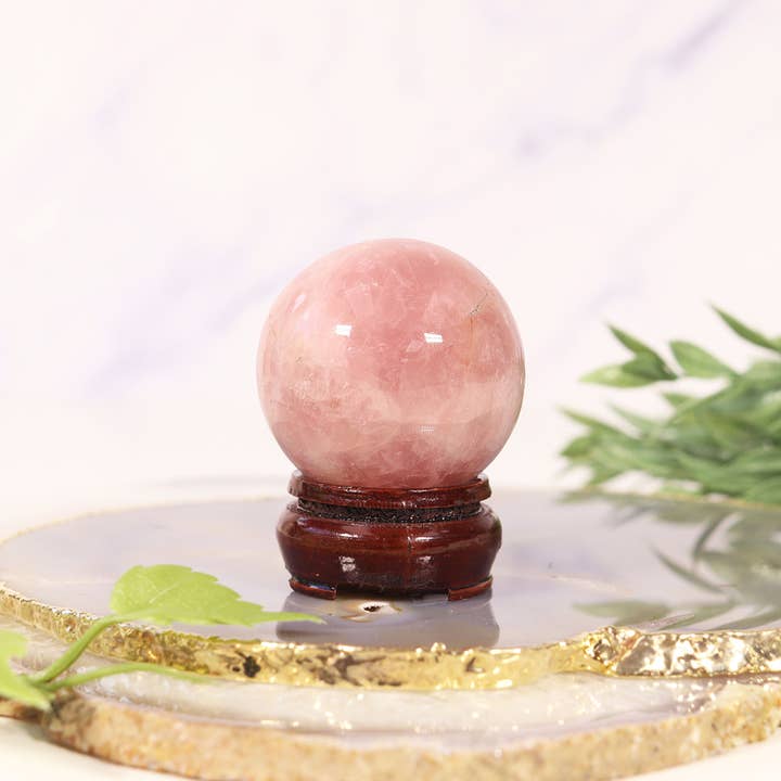 Rose Quartz Sphere - Rose Quartz Crystal for wholesale by Natures Artifacts Inc