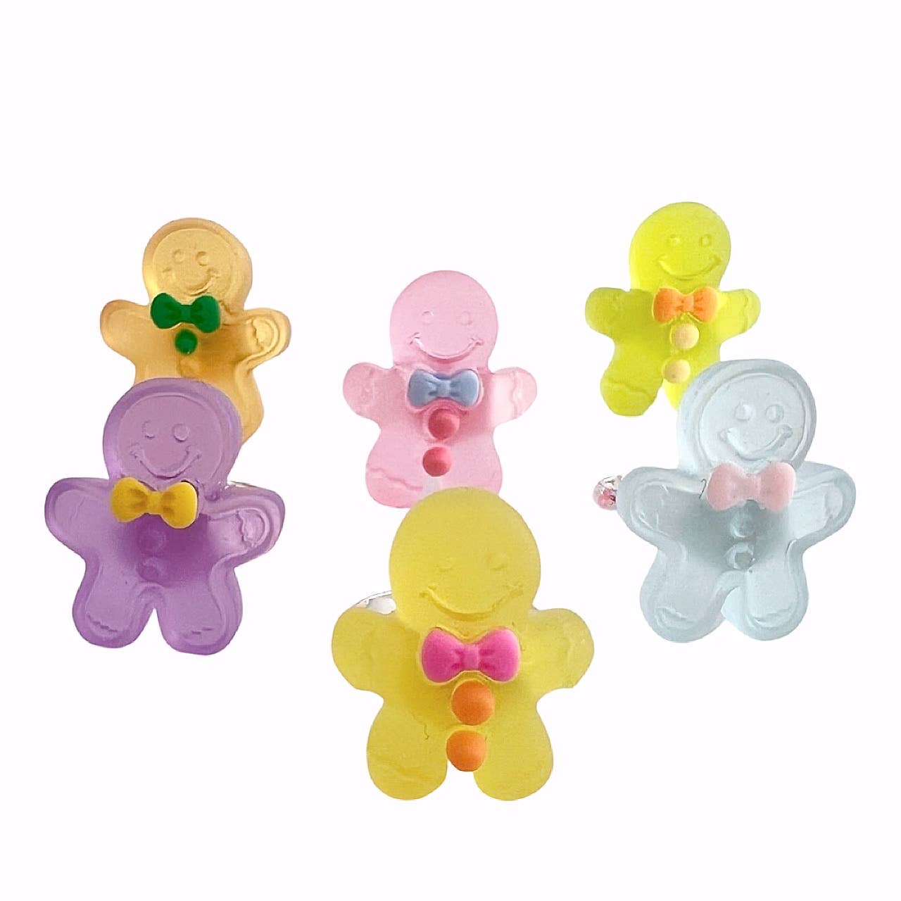 Pop Cutie Accessories & Gifts - Europe – wholesale Earrings – Kids – Jelly Gingerbread  Kids Ring - Stocking Stuffer Christmas 1