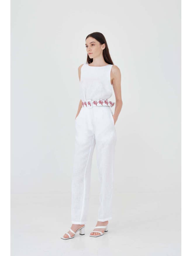 Pantaloni in Lino per la vendita all'ingrosso da parte di Haris Cotton