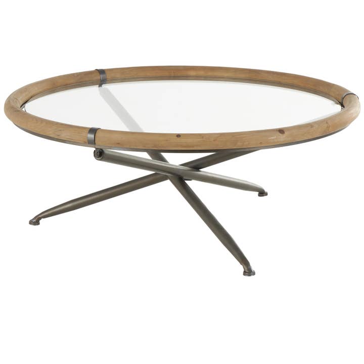 Traditional Brass Metal Coffee Table for wholesale by Deco Marché