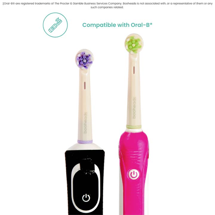 booheads - Wholesale Toothbrush - Oraboo - Biodegradable Electric Toothbrush Heads Compatible with OralB*