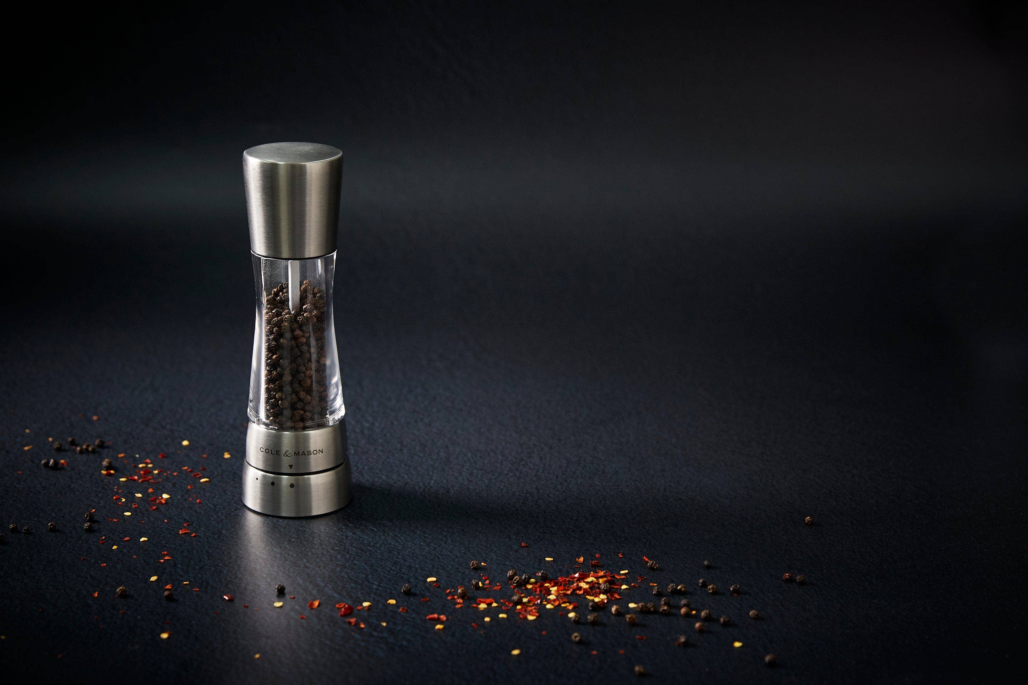 DKHB [Zyliss, Cole & Mason, Swissmar, AdHoc, Ken Hom] - Wholesale Pepper Mill - Cole & Mason Derwent Pepper Mill, Stainless Steel7
