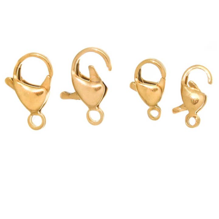 Jewel Pledge - Wholesale Clasp - 20 pcs Stainless Steel Tarnish Proof Lobster Clasp.CLSS01-022