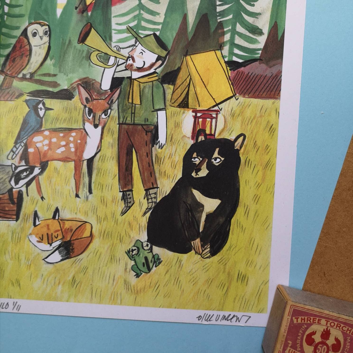 Dick Vincent Illustrations - Vente Affiche d'art - L'Appel de la nature2