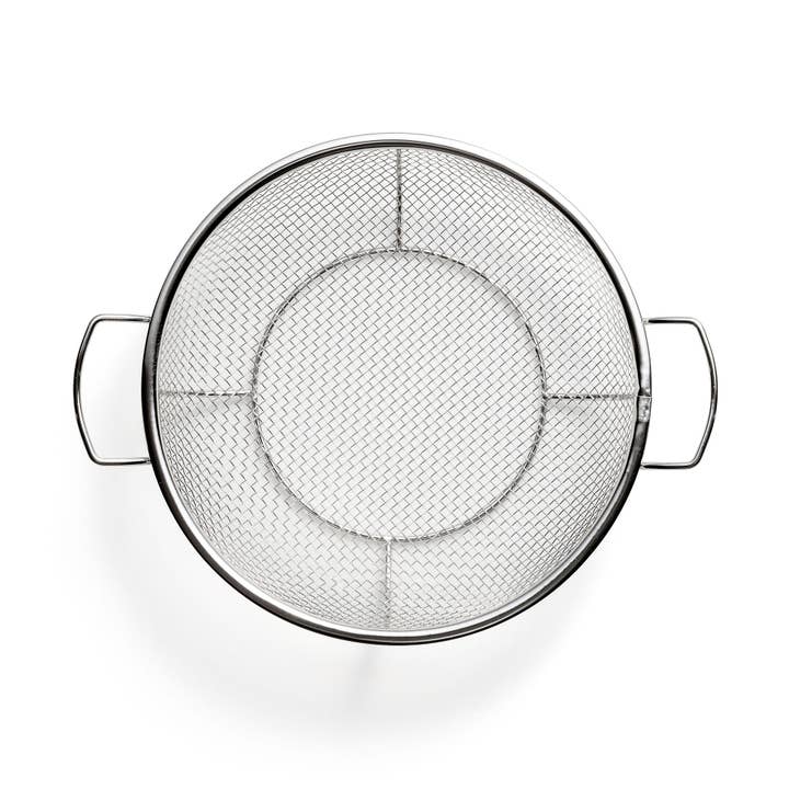 Fox Run Brands - Vendita all'ingrosso Utensile/attrezzo da cucina - Cestello per griglia a rete poco profonda in acciaio inossidabile Outset, 12" x 15"