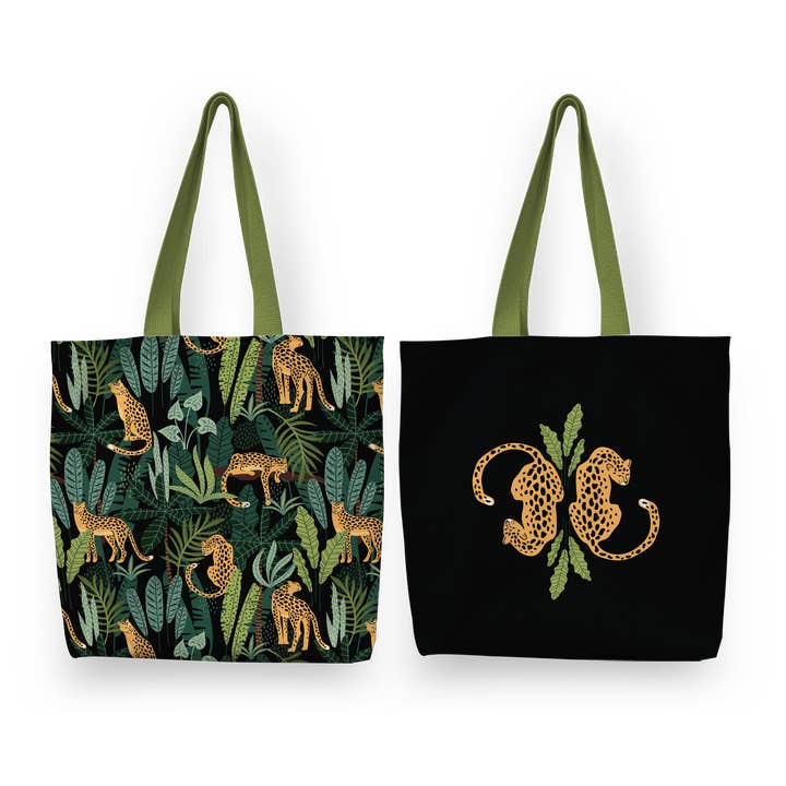 Tote: Paired Cheetah for wholesale by Sam and Zoey