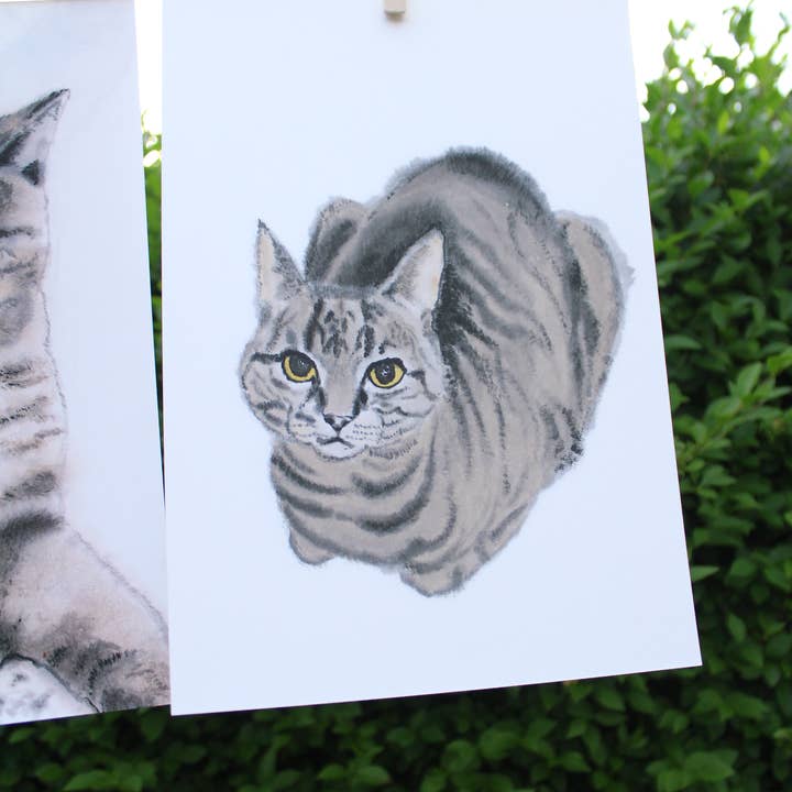 Packung mit 10 Kunstdrucken - Streifen für den Großhandel von Poem of Stones