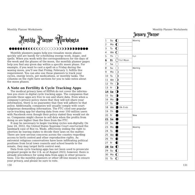 Microcosm Publishing & Distribution - Wholesale Book - Adult - Practical Witch's Almanac 2023: Infinite Spells