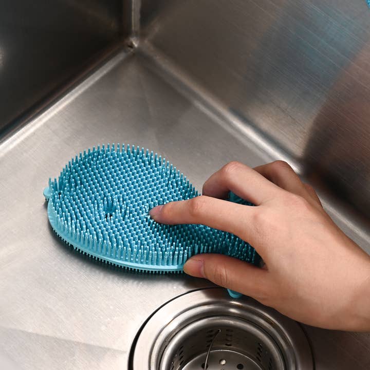 Fox Run Brands - Wholesale Cleaning brush - Fox Run Silicone Whale Dish Scrubber, 6" Kitchen Brush5