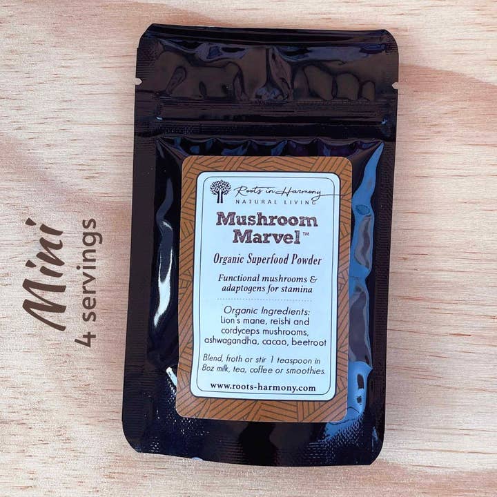 ROOTS IN HARMONY - Wholesale Protein/Superfood Powder - Mushroom Marvelâ„¢ Superfood Mix