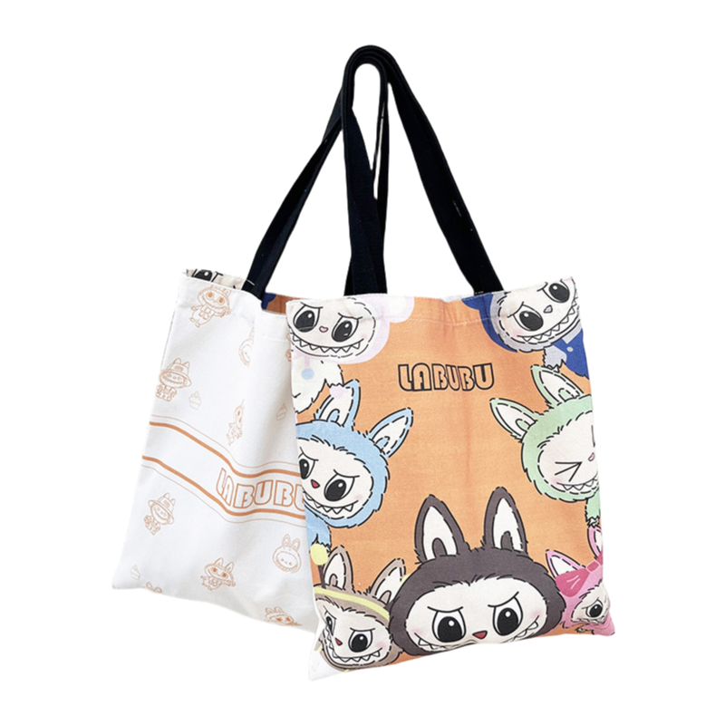 Auraquise - Wholesale Tote Bag - Kids - Girls Double-sided Printed Canvas Tote Bag Shoulder Portable4