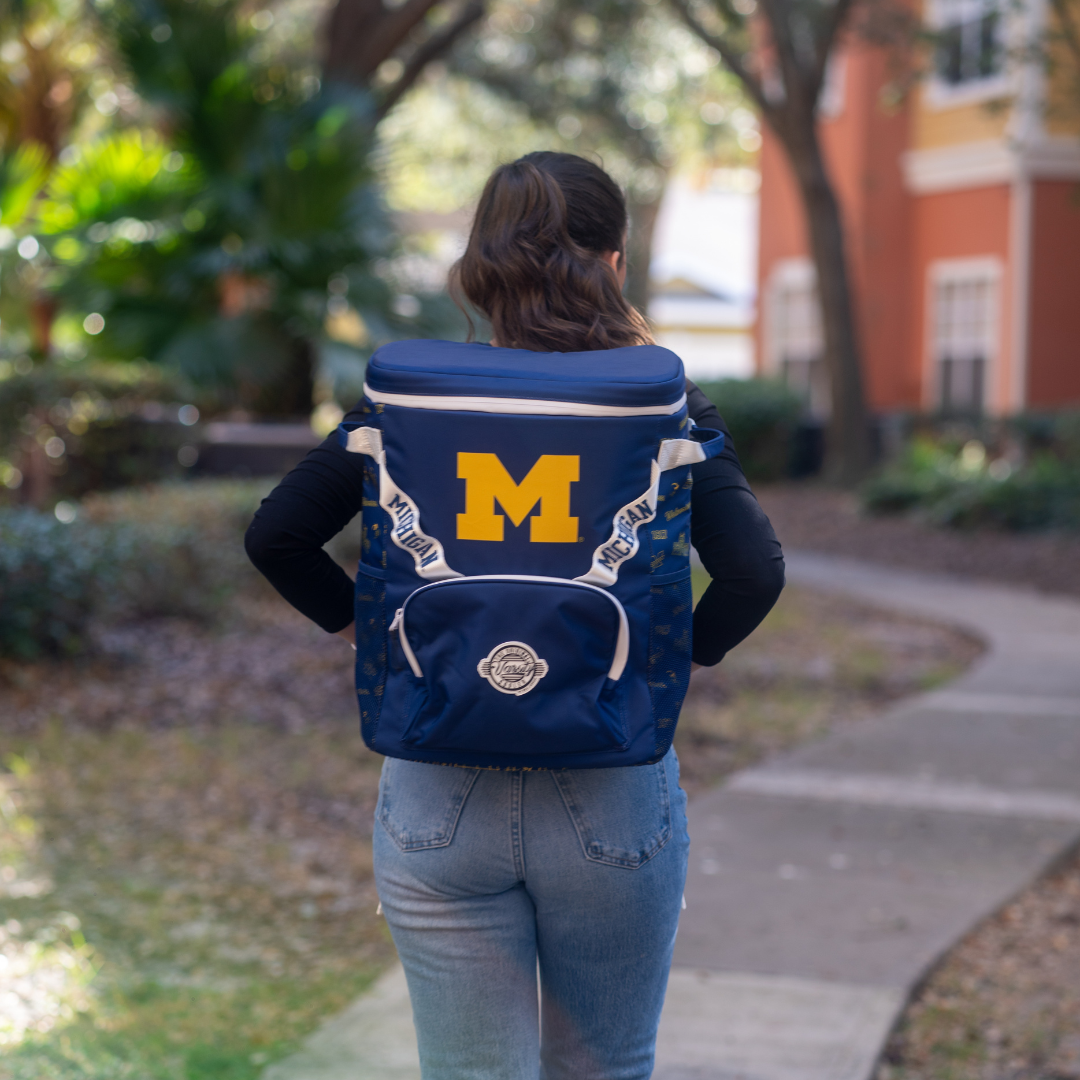 Varsity Cooler - Wholesale Cooler/Cooler Bag - University of Michigan Backpack Cooler8