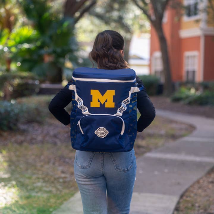 Varsity Cooler - Wholesale Cooler/Cooler Bag - University of Michigan Backpack Cooler8