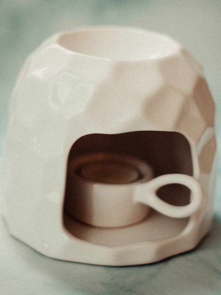 Tulsa Wax Burner for wholesale by Creative Cliche Candle Co.