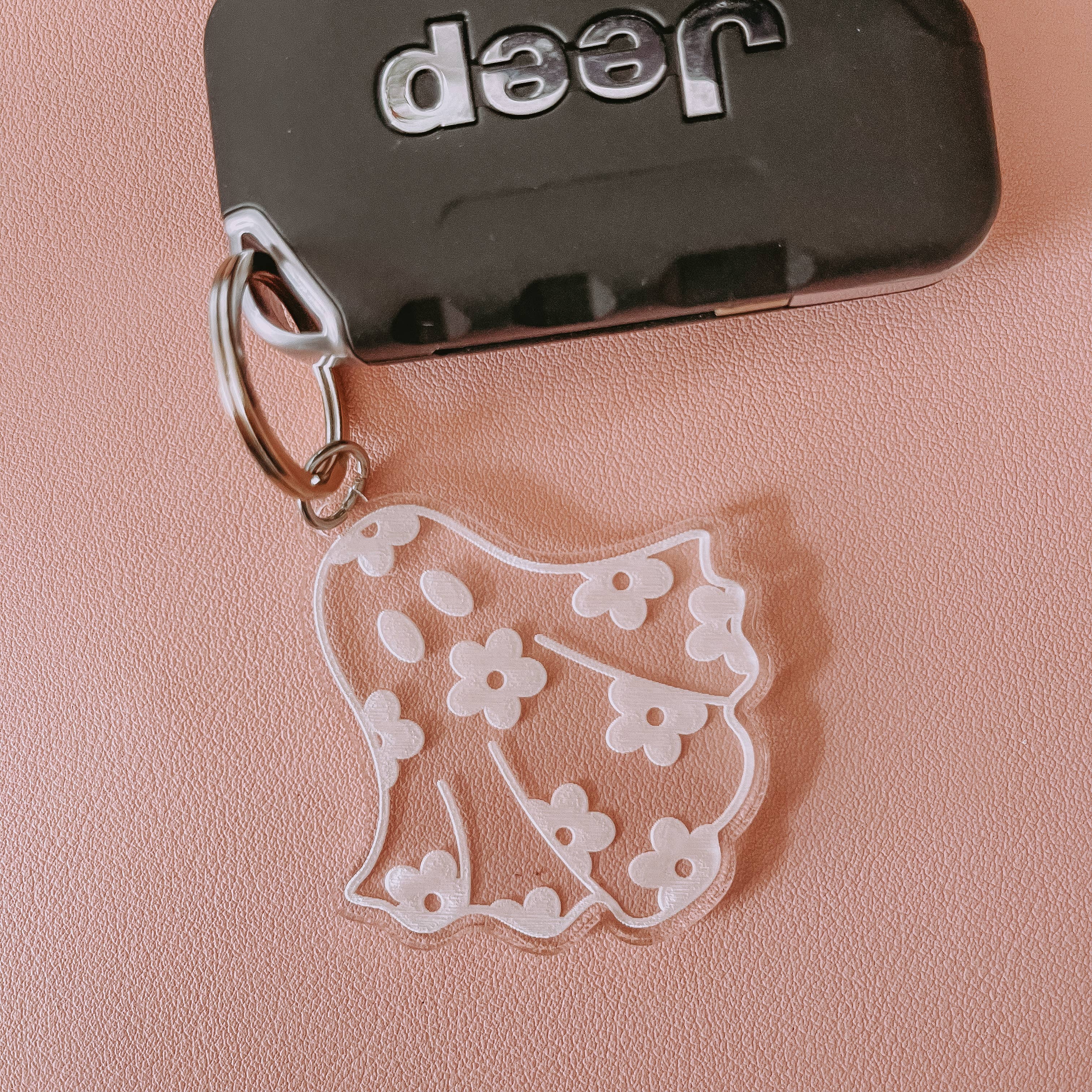 Sugar Koated Designs - Wholesale Keychain - Women's - Daisy Ghost Keychain, Cute Keychain, Retro Keychain1