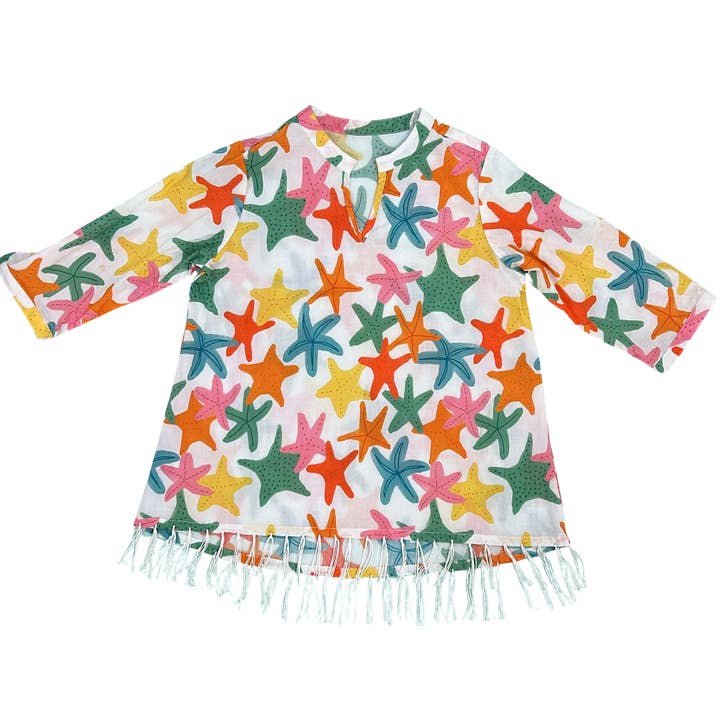 Couvre-lit en coton - Sea Stars pour la vente par Pearl Street Swim