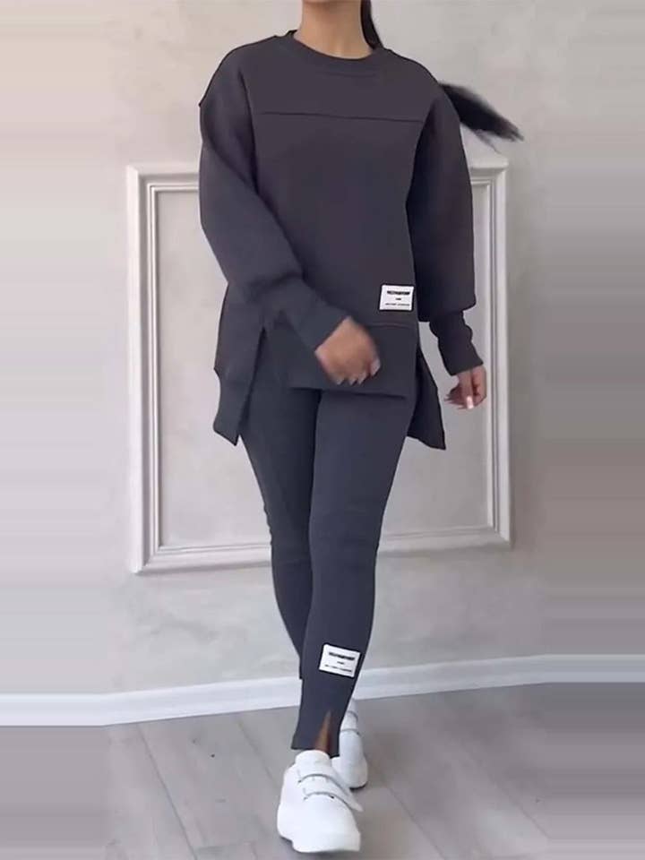 AZSHOP Trading LLC - Wholesale Lounge Set - Women's - Oversized Top and Leggings Set6