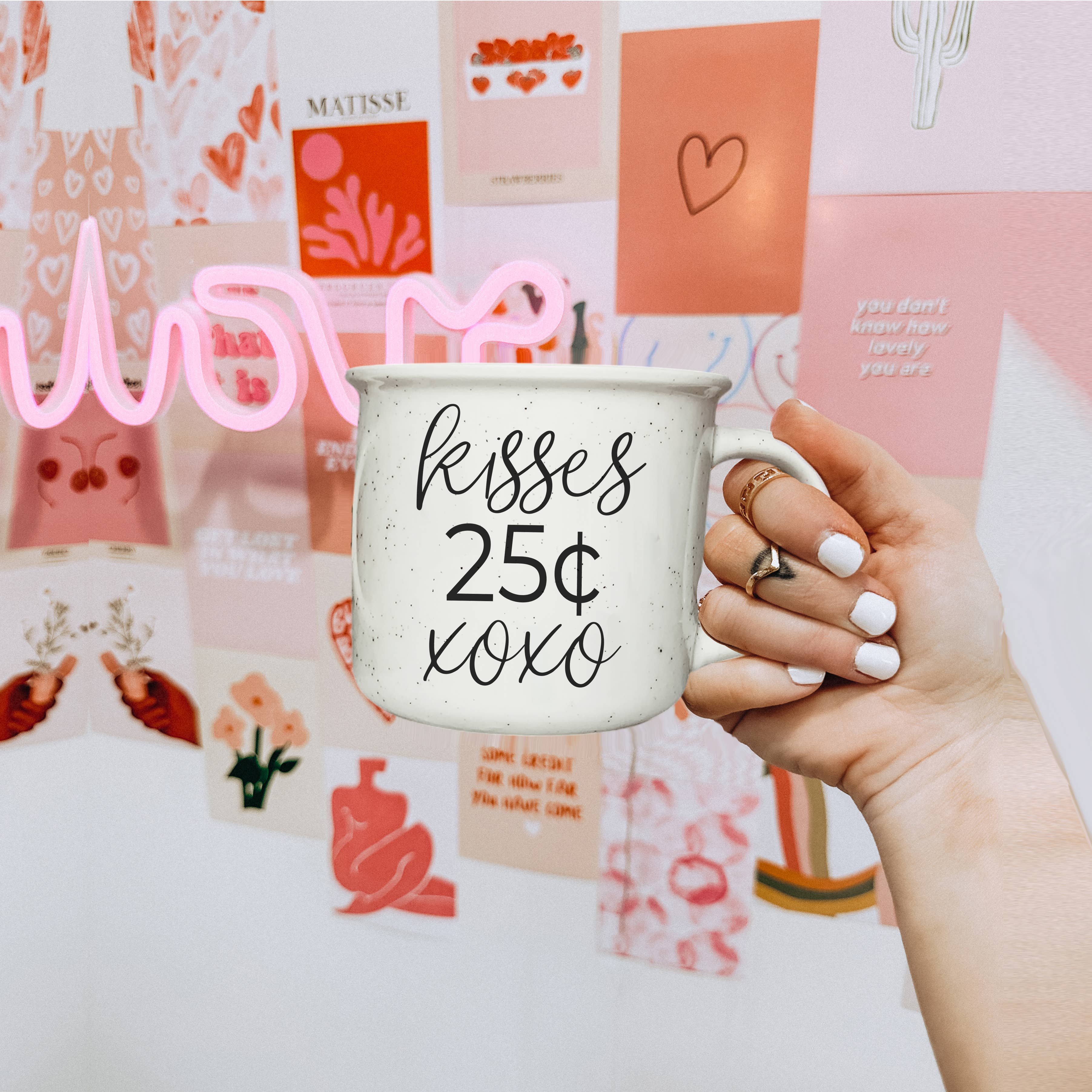 Gia Roma – wholesale Drinking glass/cup – Galentines Day Gifts, Funny Valentines Coffee Mugs, Love You18