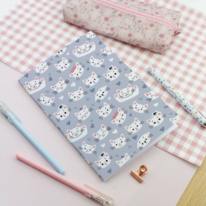 My Sweet Paper Card - Wholesale Notebook - A5 Cat and Tiger Notebook - Cute notebooks