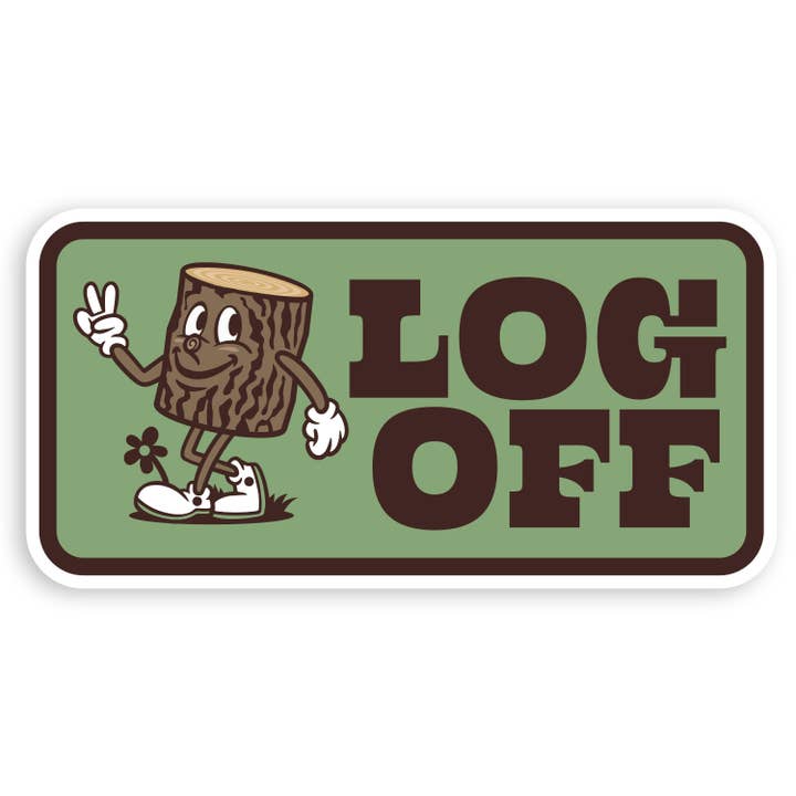 Log Off Sticker and other Purchase Wholesale unplug. Free Returns & Net 60 Terms on Faire trending on Faire.