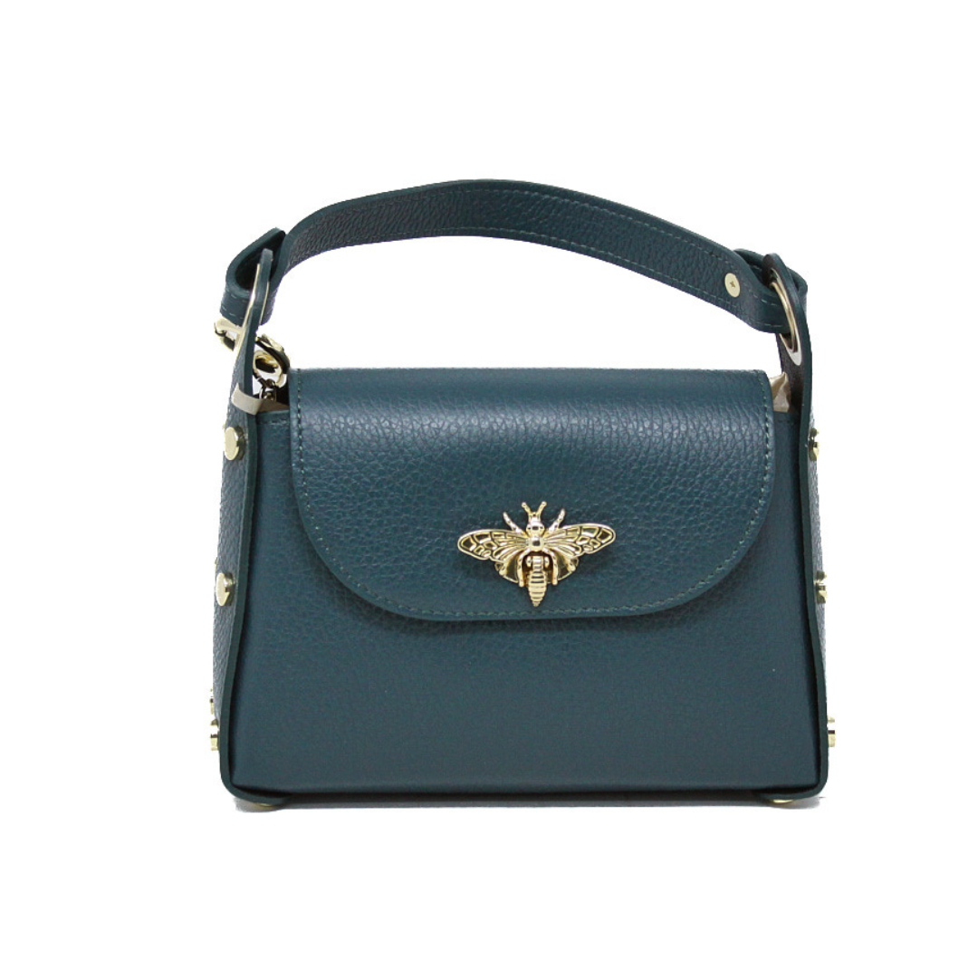 German Fuentes Handbags - Wholesale Top Handle Bag - Women's - GF1085 GENUINE ITALIAN LEATHER BUTTERFLY MINI BAG24