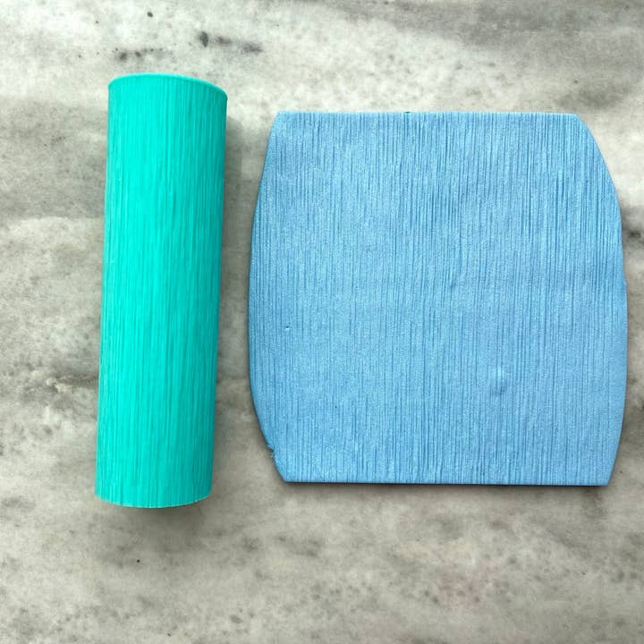 Rodillo de textura de grano de madera/rodillo de arcilla polimérica para venta al por mayor de EllaRaeMouldsVinyls