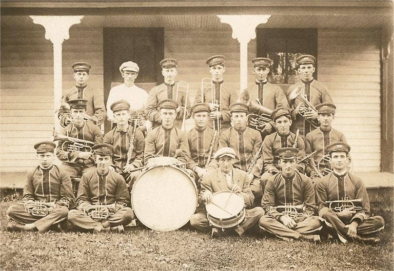 Found Image Press - Wholesale Stationery/Notecard Set - Greeting Card AP-386 Marching Band0