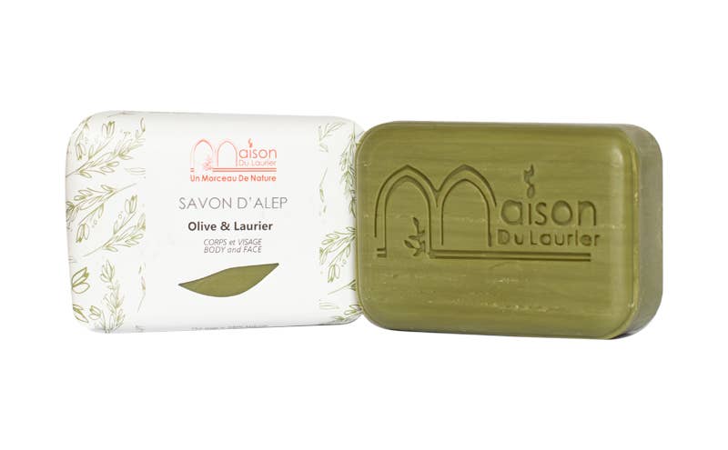 Maison du Laurier – wholesale Bar Soap – ALEPPO SOAP SCENTED WITH LAUREL 100g1