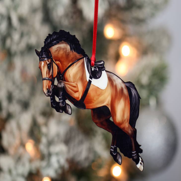 Wholesale Blue Roan Western Quarter Horse Ornament for your store
