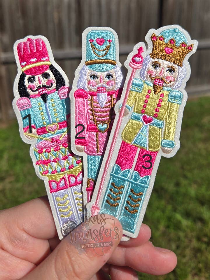 Nutcracker Iron-On PATCH (Multiple Options) for wholesale by Texas Transfers