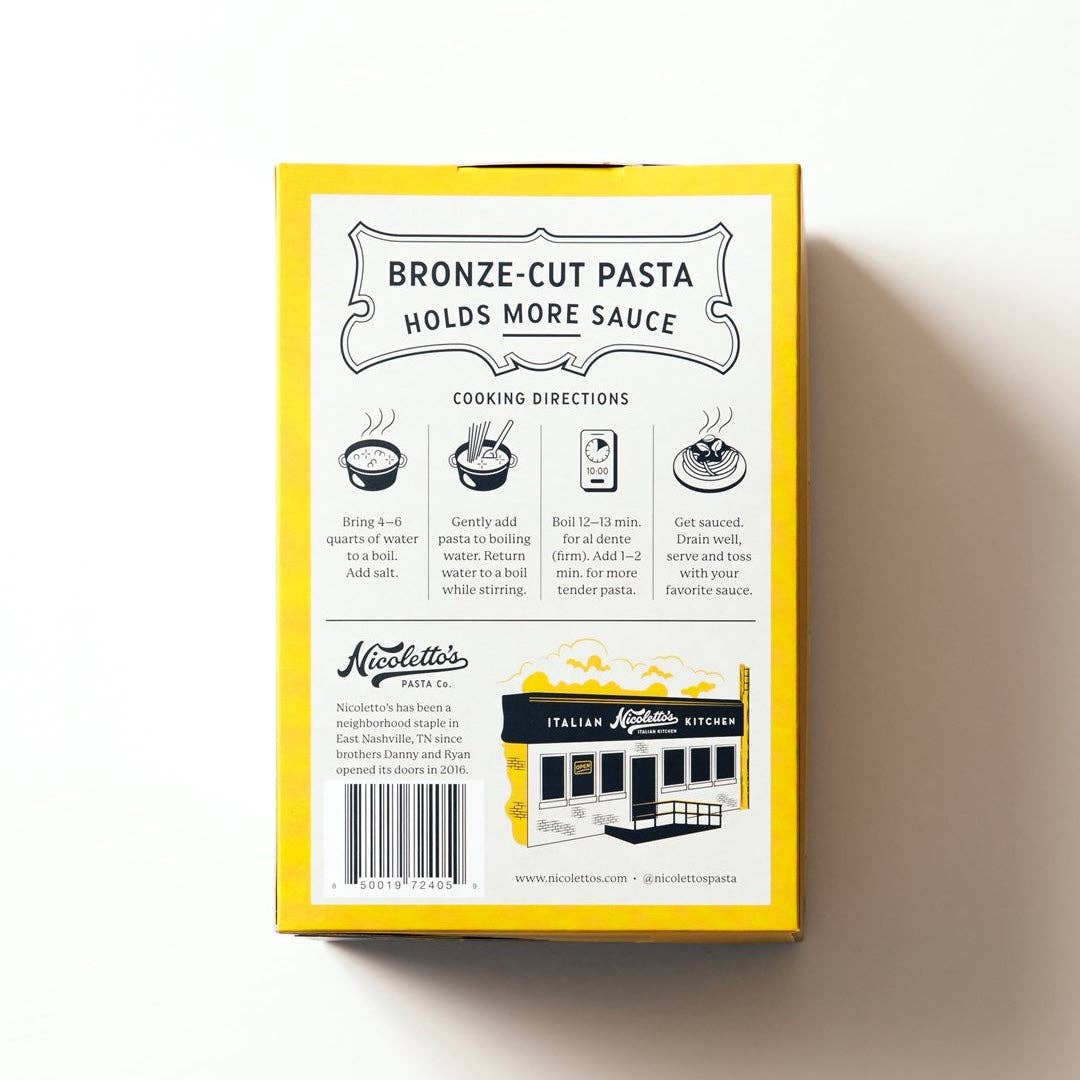 Nicoletto's Pasta Co. - Wholesale Pasta - Bronze Cut Fusilli1