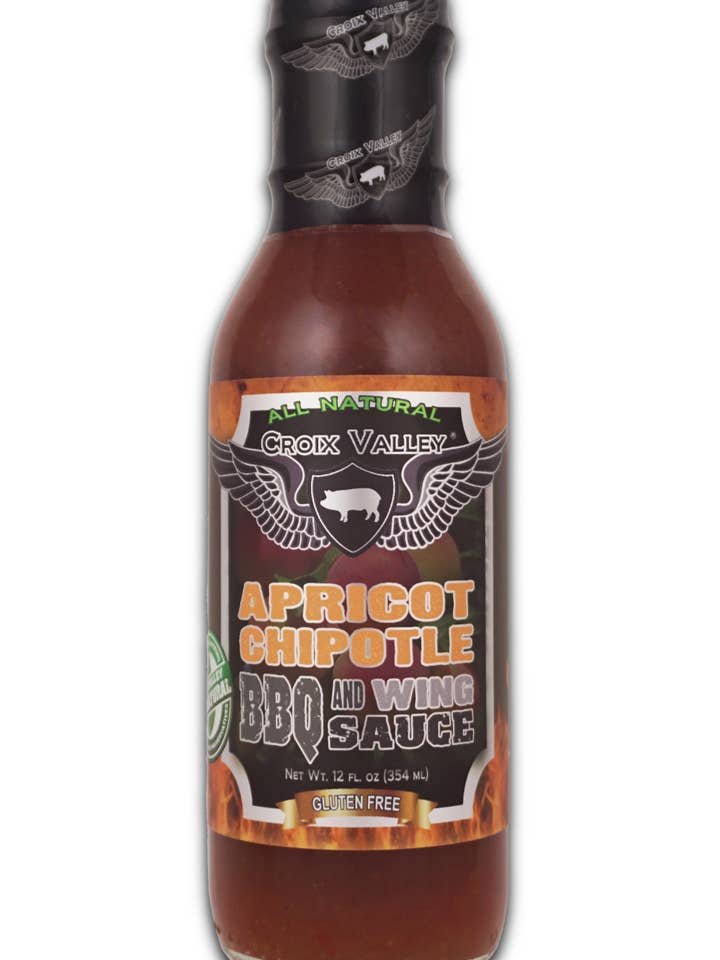 Croix Valley Apricot Chipotle BBQ & Wing Sauce for wholesale by Croix Valley Foods