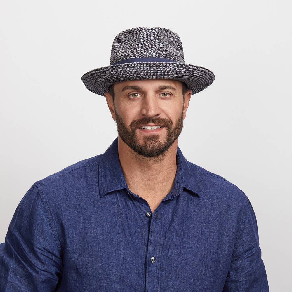 American Hat Makers - Wholesale Straw Hat - Unisex - Soft Straw Fedora Hat - Style Coronado7