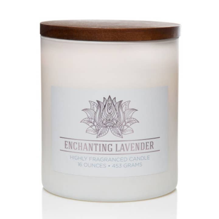 Enchanting Lavender 453G scented candle for wholesale by Colonial Candle DE