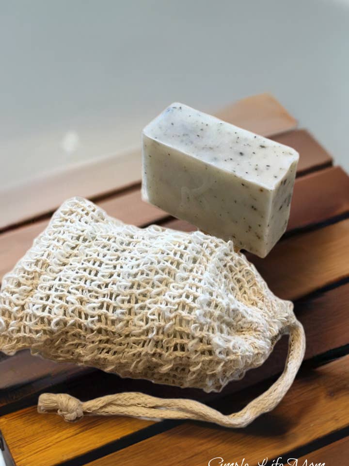 ORGANISCHER SEIFENRETTER - natürlicher Seifenretterbeutel aus Agavenblättern, abfallfrei, wiederverwendbar, Peeling-Beutel für den Großhandel von Simple Life Mom