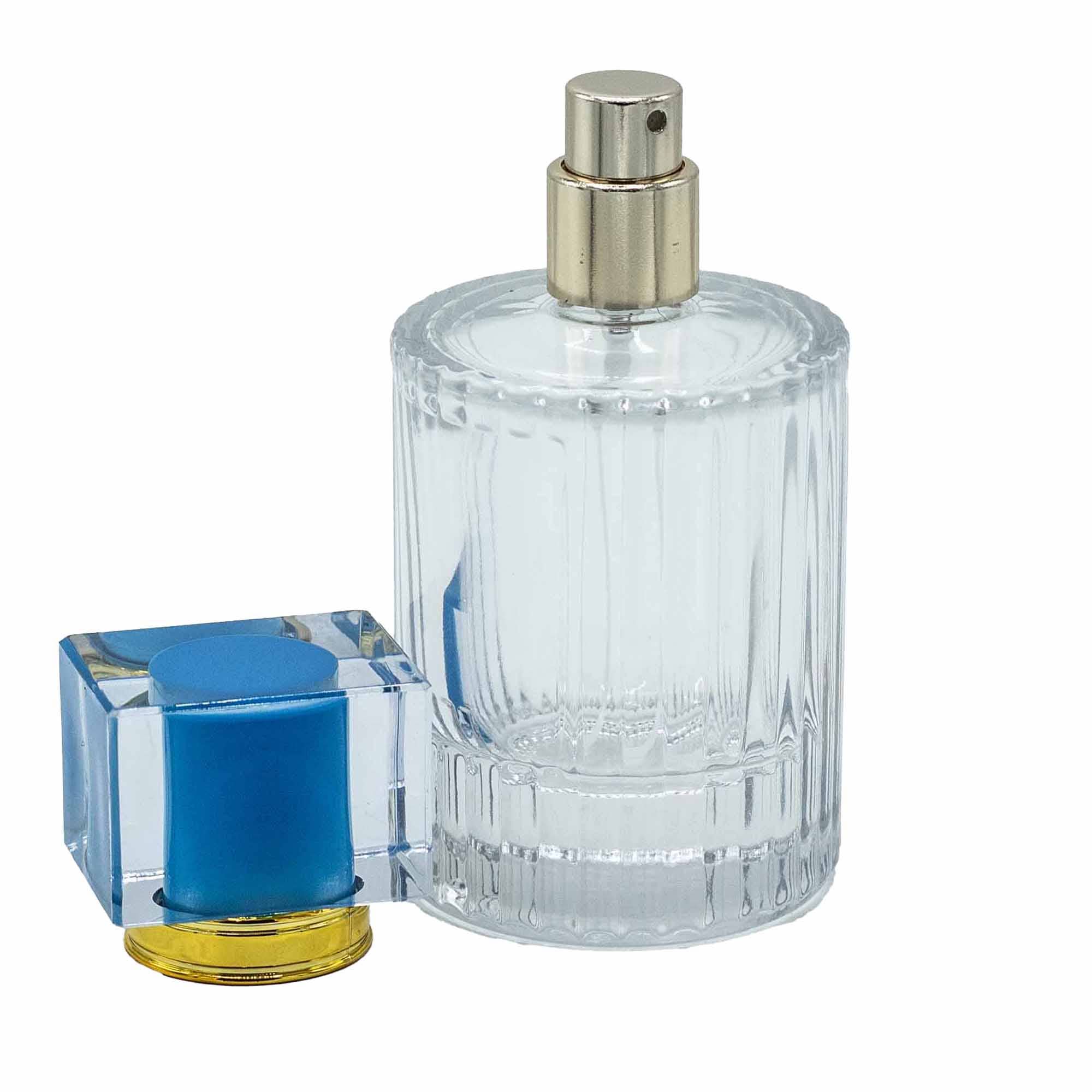 AWGifts Europe - Wholesale Perfume/Eau de Toilette - 50ml Round Ribbed Bottle, Spray and Cap0