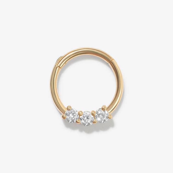 Adornmonde - Wholesale Single Earring - Rogan clicker piercing2