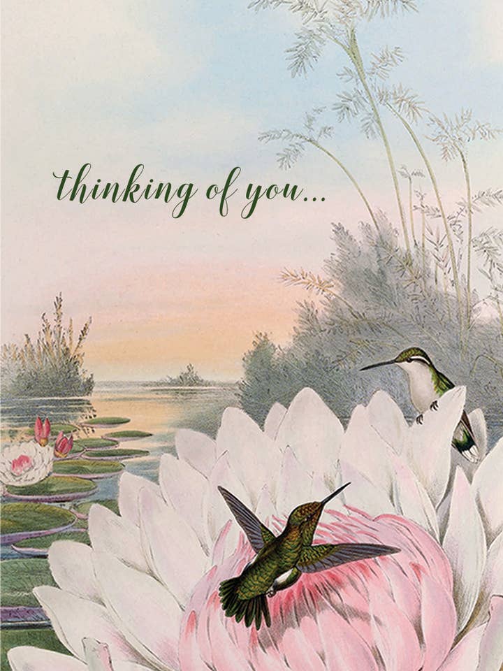 Thinking of you Mini Enclosure Card (Copy) for wholesale by P. Flynn Design / Phun House