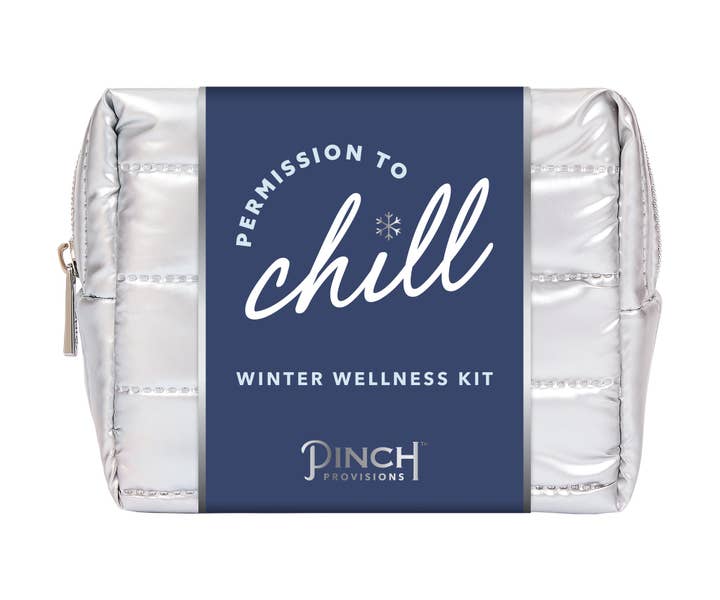 Pinch Provisions - Wholesale Bath & Body Set - Winter Wellness Kit | Silver Puffer