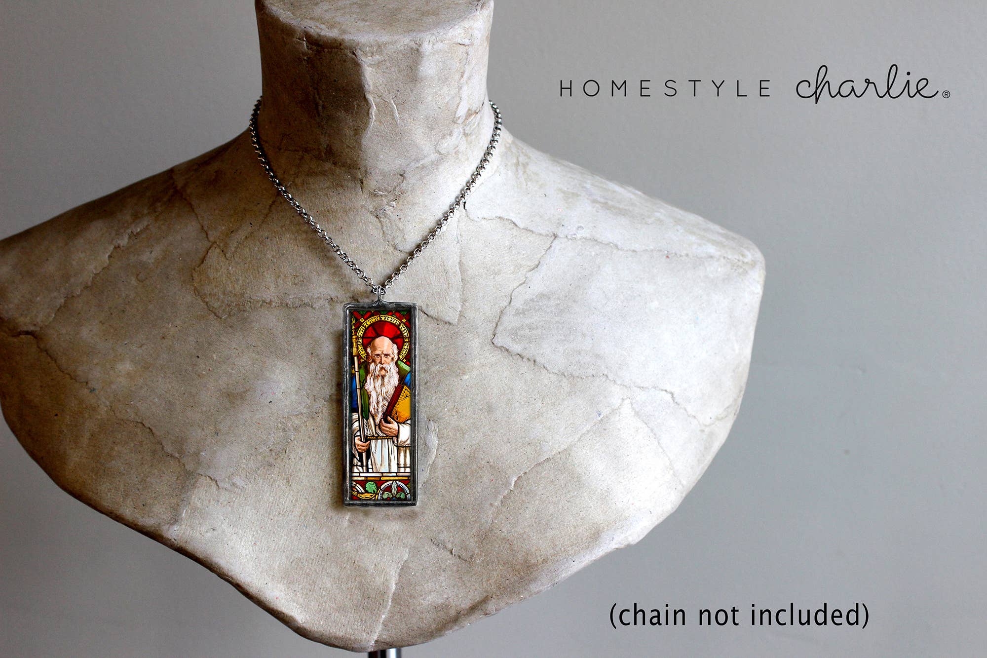 Homestyle Charlie - Wholesale Ornament - Religious Saint Athanasius Ornament Charm2